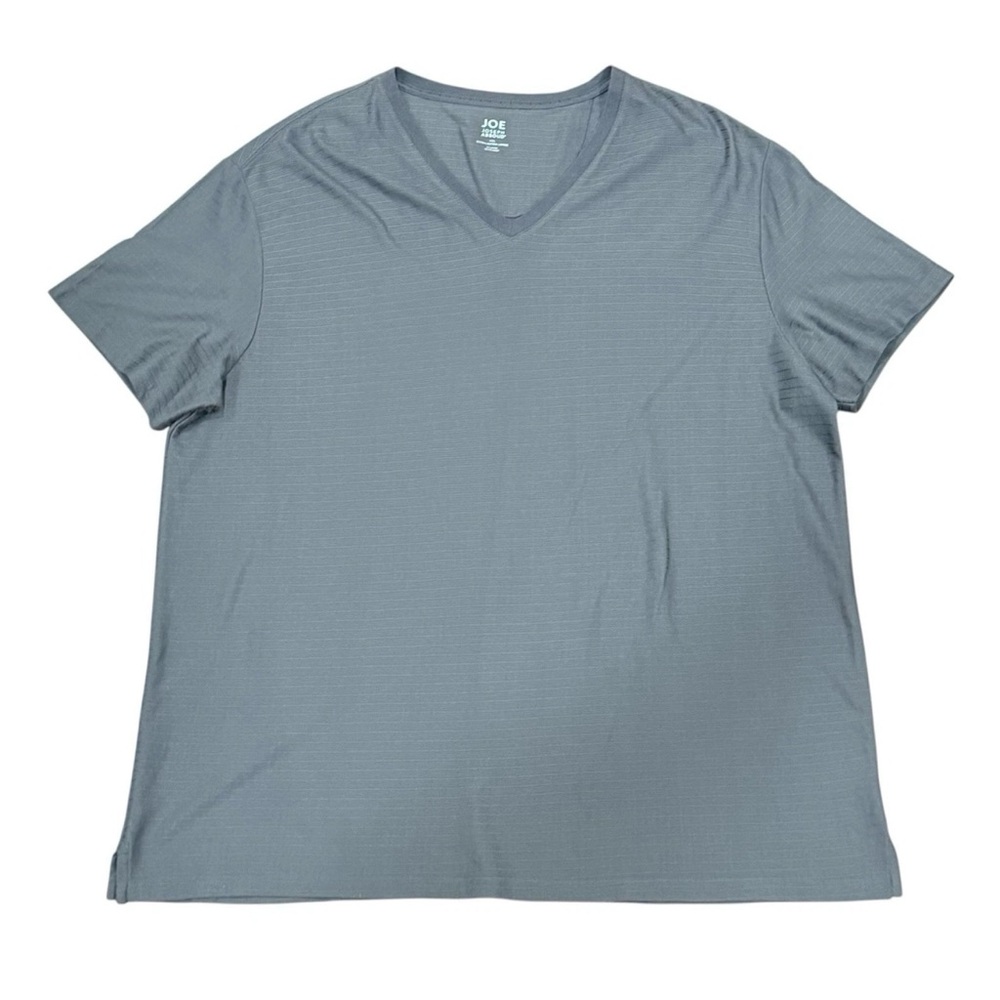 Joseph Joe Abboud Mens V-Neck T-Shirt Blue Gray Size XXL - Picture 1 of 7